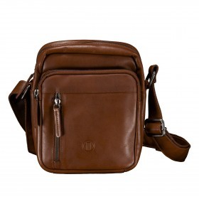 Umhängetasche Oil pull up Cognac