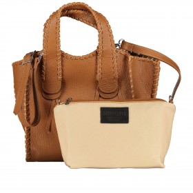 Handtasche mit herausnehmbarer Tasche Hellbraun