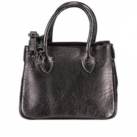 Handtasche Metallic Anthra