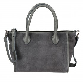 Handtasche Velours Grau