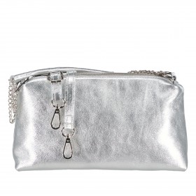 Umhängetasche Metallic Silber