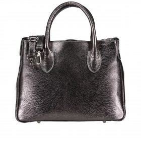 Handtasche Metallic Anthra