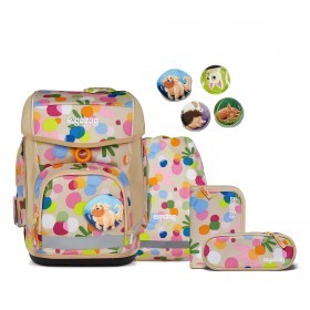 Schulranzen Cubo Eco Hero Set 5-teilig Modell 2025 Flower PowBär