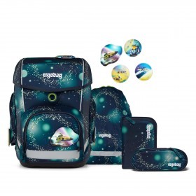 Schulranzen Cubo Galaxy Glow Set 5-teilig Modell 2025 RaumfahrBär