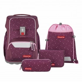 Schulranzen Basis Set 4-teilig Berry Stars