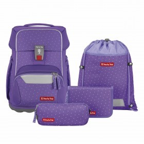 Schulranzen Basis Set 4-teilig Purple Konfetti