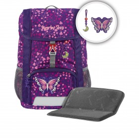 Kinderrucksack Kid Shine Set 3-teilig Butterfly Night Ina
