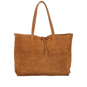 Shopper Velours Hellbraun