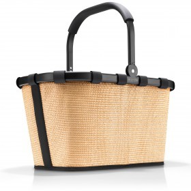 Einkaufskorb Carrybag Raffia Black