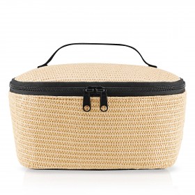 Kühltasche Coolerbag S Pocket Raffia Black