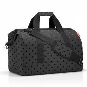 Reisetasche Allrounder L Glossy Dots Black
