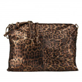 Umhängetasche Leoprint Braun
