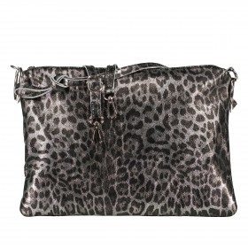 Umhängetasche Leoprint Grau