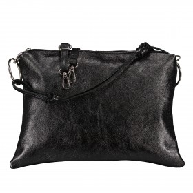 Umhängetasche Metallic Schwarz