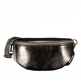 Gürteltasche / Umhängetasche Laminato mit Silberfittings Anthra