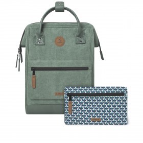 Rucksack Adventurer Medium Niagara mit zwei auswechselbaren Vortaschen Grün