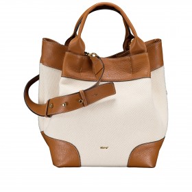 Handtasche Super Drill Essential Medium Ivory Cuoio