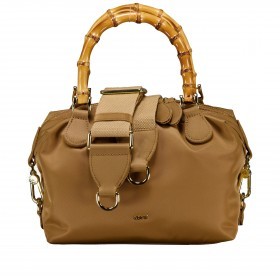 Handtasche Rosa S variabel in der Form Caramel Cognac