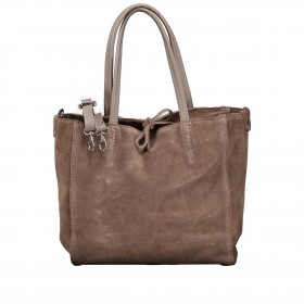 Handtasche Velours Taupe