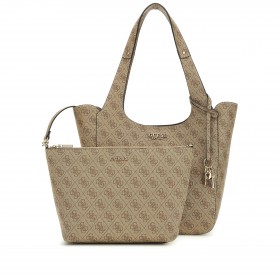 Shopper Calista 4G-Logo mit herausnehmbarer Tasche Latte Logo