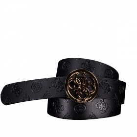 Gürtel Phoebe mit Wendefunktion Bundweite 90 CM Black Logo
