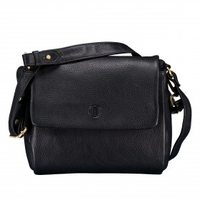 Umhängetasche Soft Print mit Goldfittings Black