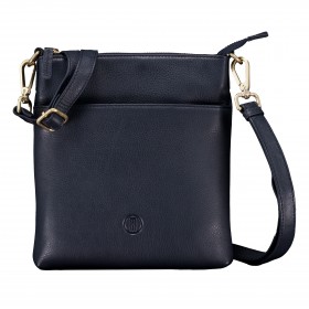 Umhängetasche mit Goldfittings Dark Blue
