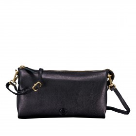Umhängetasche Nappa mit Goldfittings Black