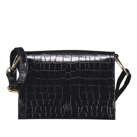 Umhängetasche Kroko Black