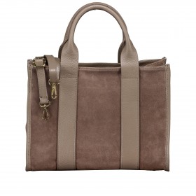 Handtasche Velours Taupe