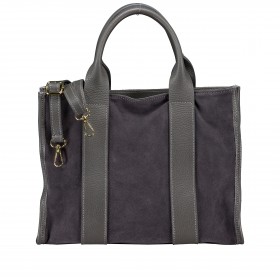 Handtasche Velours Grau