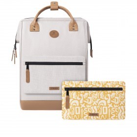 Rucksack Adventurer Large Arequipa mit zwei auswechselbaren Vortaschen Beige
