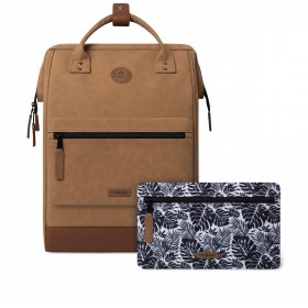 Rucksack Adventurer Large Moscow mit zwei auswechselbaren Vortaschen Camel