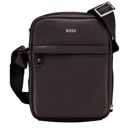 Umhängetasche Zair Zip Dark Brown