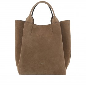 Handtasche Suede Shopper Essential Medium Camel
