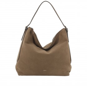 Beuteltasche Carina Suede Camel