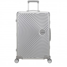 Koffer Soundbox 4-Rollen 77 CM Silver