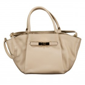 Handtasche Dollaro mit Goldfittings Sand