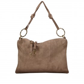 Umhängetasche Velours Taupe