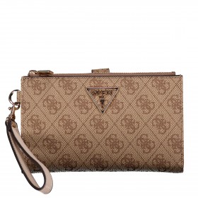 Geldbörse / Handytasche Laurel II 4G-Logo mit Griffschlaufe Latte