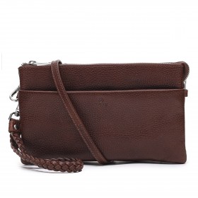Umhängetasche / Clutch Cormorano Silja Walnut