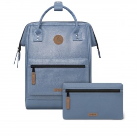 Rucksack Adventurer Medium Davos mit zwei auswechselbaren Vortaschen Blau