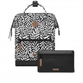 Rucksack Adventurer Medium Luanda Schwarz Weiß