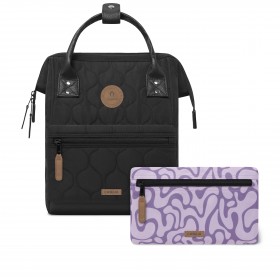 Rucksack Adventurer Small Niamey mit zwei auswechselbaren Vortaschen Dunkelbraun