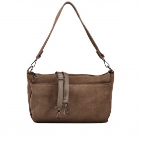 Umhängetasche Velours Taupe