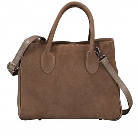 Handtasche Velours Taupe