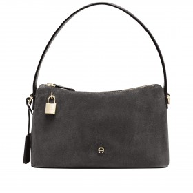 Umhängetasche Delia Suede S Night Grey