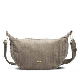 Beuteltasche Mademoiselle Halfmoon Bag M70 Cord Mocca