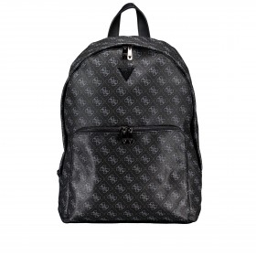 Rucksack Milano 4G-Logo mit Laptopfach 15 Zoll Dark Black