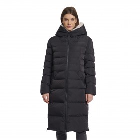 Steppmantel Keilafur Größe 38 Black Stone